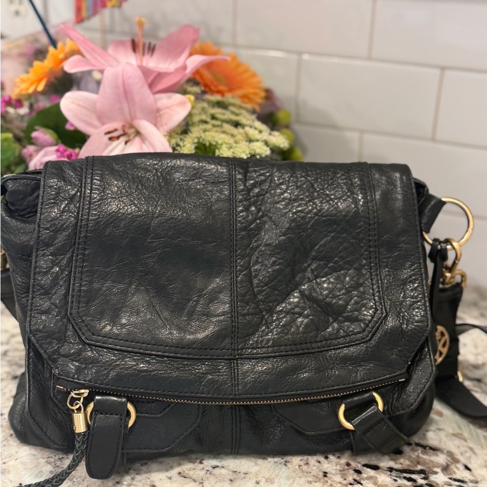 The Sak Black Leather Crossbody Bag - Picture 8 of 11